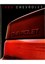 1989 Chevrolet Cars Foldout