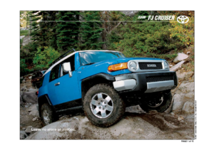 2008 Toyota FJ Cruiser Specs