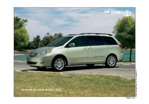 2008 Toyota Sienna Specs
