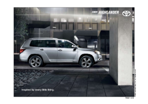2009 Toyota Highlander Specs