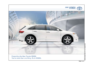 2009 Toyota Venza Specs