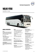 2021 Prevost Volvo 9700 Spec Sheet