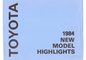 1984 Toyota Celica Supra New Model Highlights