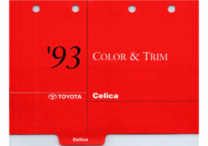 1993 Toyota Celica Color & Trim