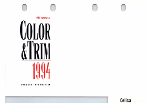 1994 Toyota Celica Color & Trim