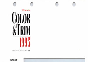 1995 Toyota Celica Color & Trim