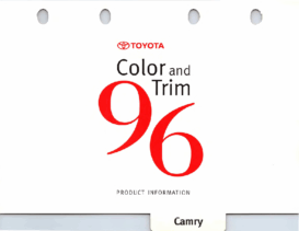 1996 Toyota Camry Color & Trim