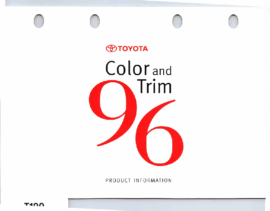 1996 Toyota T100 Color & Trim