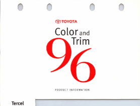 1996 Toyota Tercel Color & Trim