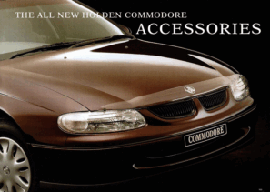 1997 Holden VT Commodore Accessories Sheet (Aus)