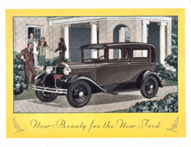 1928 Ford New Models Folder