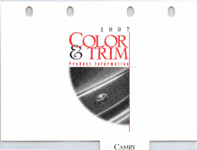 1997 Toyota Camry Color & Trim