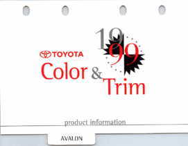 1999 Toyota Avalon Color & Trim