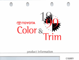 1999 Toyota Camry Color & Trim