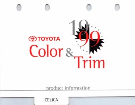 1999 Toyota Celica Color & Trim