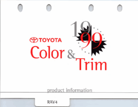 1999 Toyota RAV4 Color & Trim