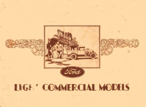 1930 Ford Light Commercial Models (Aus)