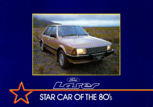 1981 Ford KA Laser Sheet (NZ)